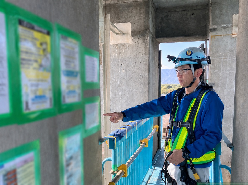 建設現場での安全パトロール